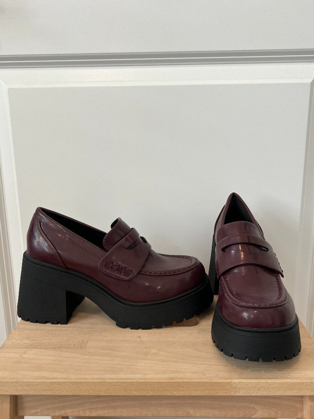 Soda platform loafers